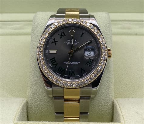 rolex datejust diamond markers|Rolex Datejust 41 diamond bezel.